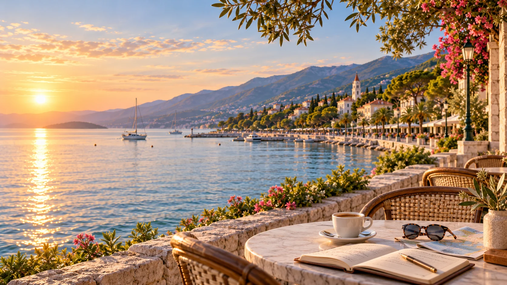 The art of a seaside morning